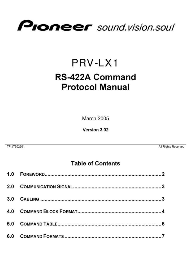 Pioneer PRV-LX1 User manual