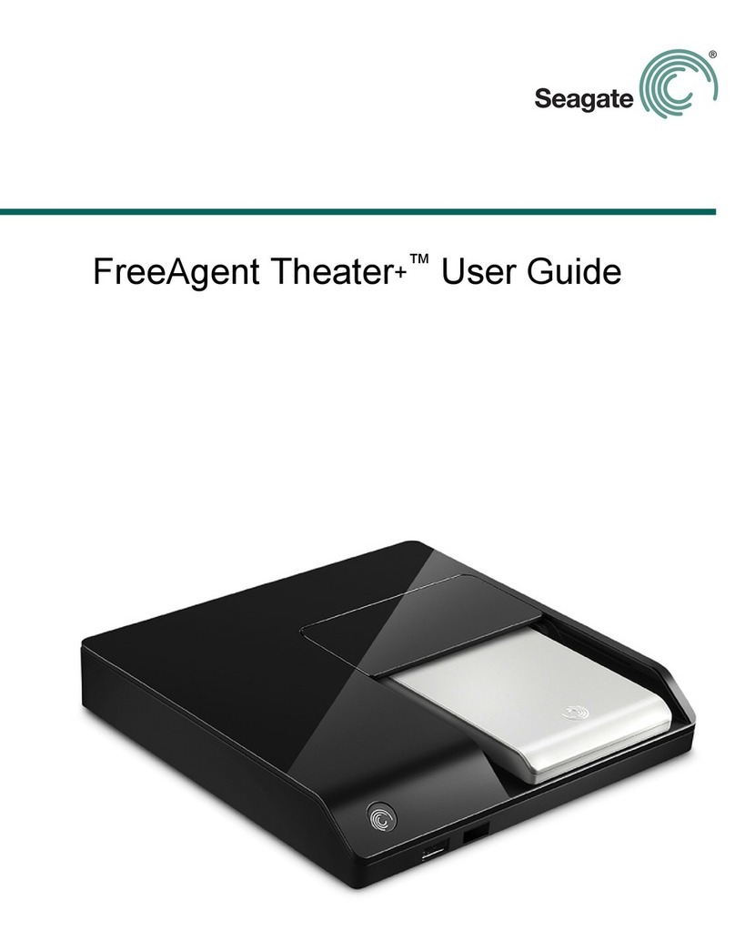 Seagate ST905004CEA2E1-RK - FreeAgent Theater+ - Digital Multimedia... User manual Seagate ST905004CEA2E1-RK - FreeAgent Theater+ - Digital Multimedia... User manual