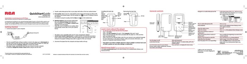 RCA M3904 User manual