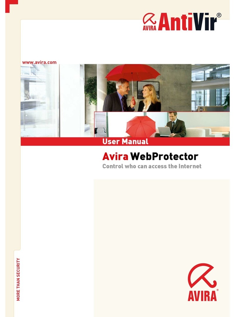 AVIRA WEBPROTECTOR User manual
