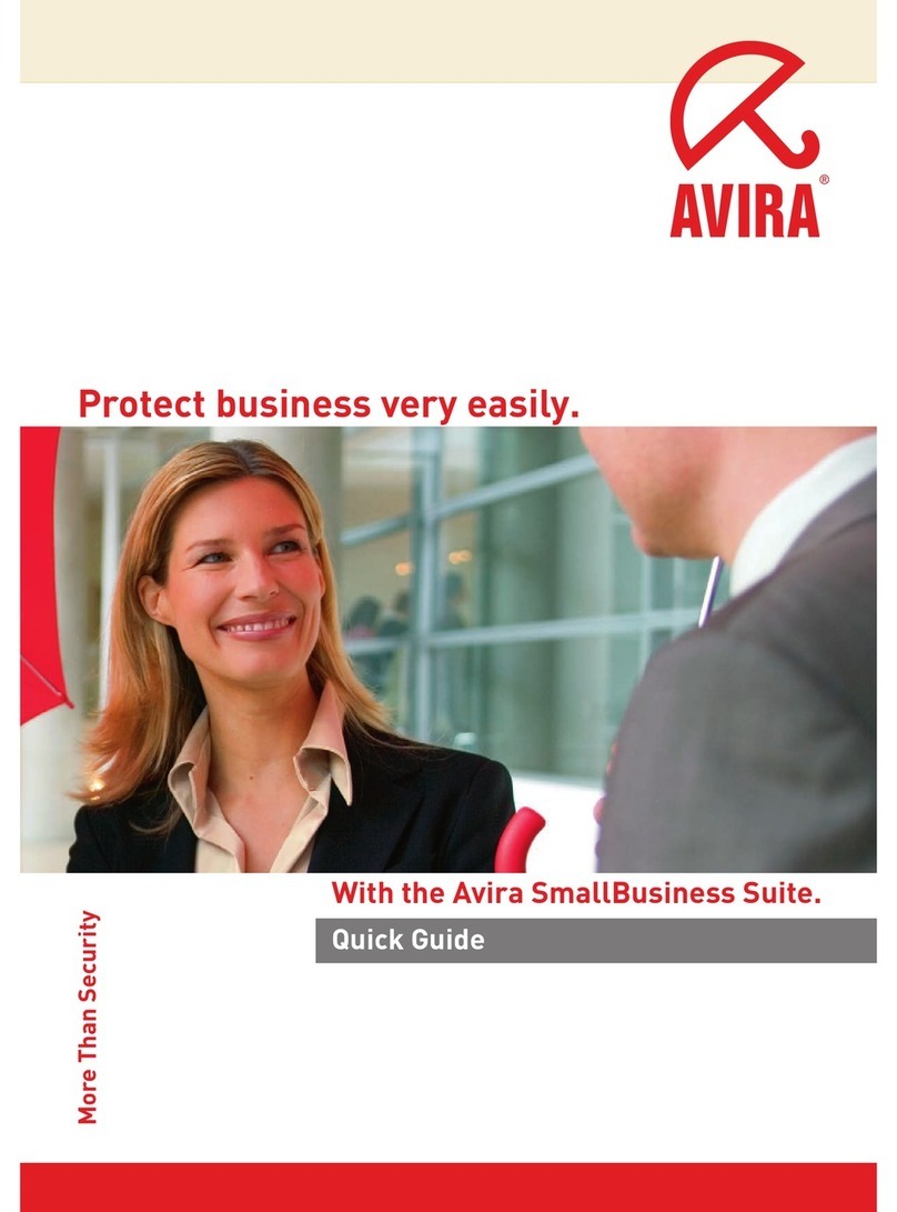 AVIRA SMALL BUSINESS SUITE User manual