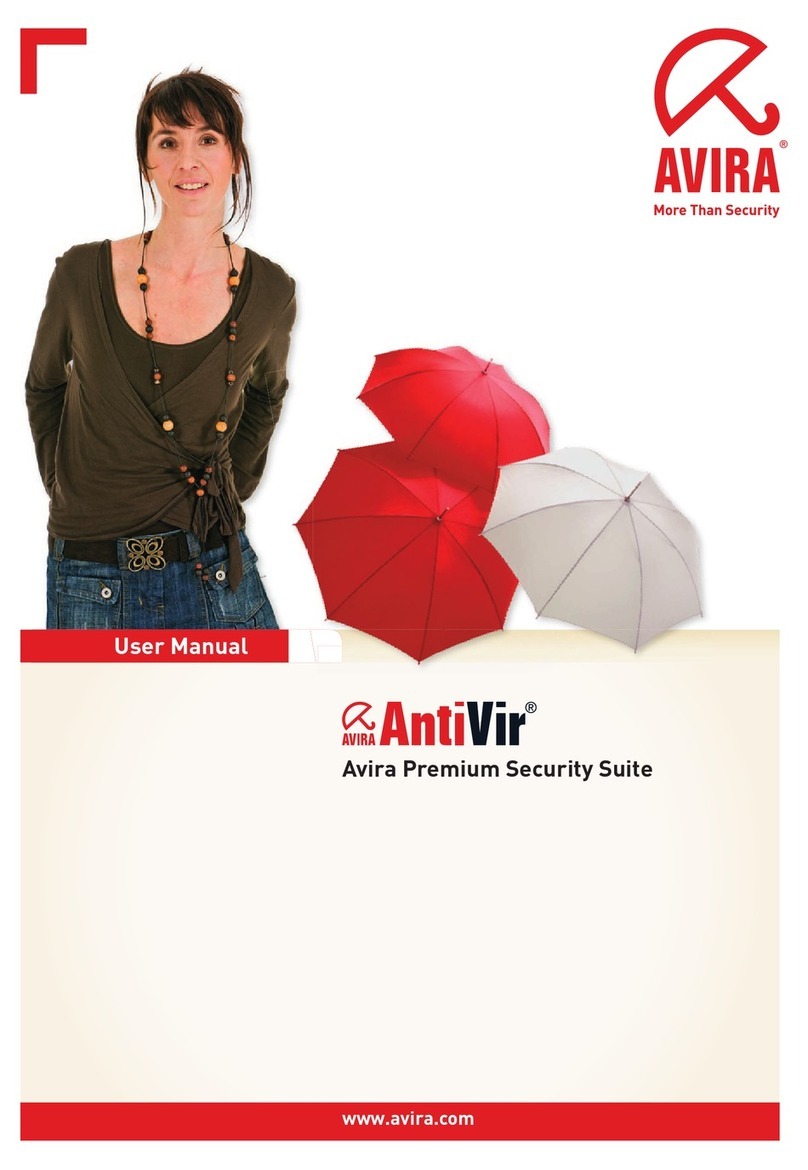 AVIRA PREMIUM SECURITY SUITE User manual