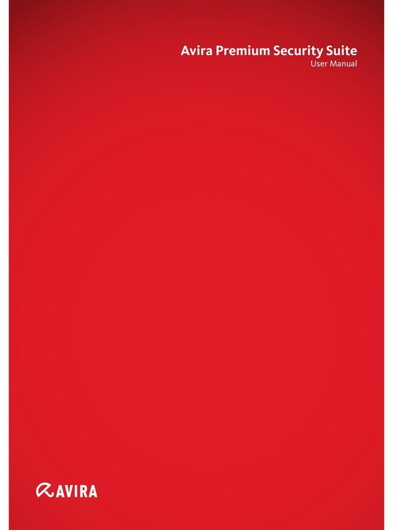 AVIRA PREMIUM SECURITY SUITE 10 User manual