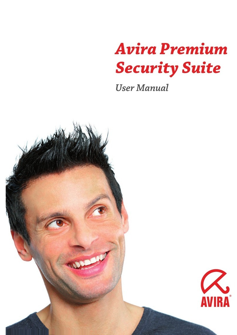 AVIRA PREMIUM SECURITY SUITE user manual