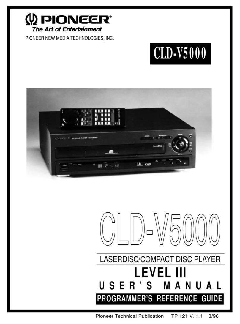 Pioneer CLD-V5000 Programmer's reference guide