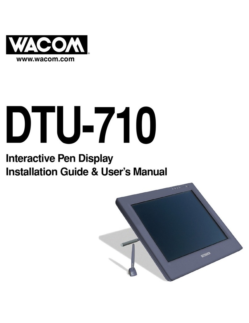 Wacom CINTIQ 17SX Assembly instructions