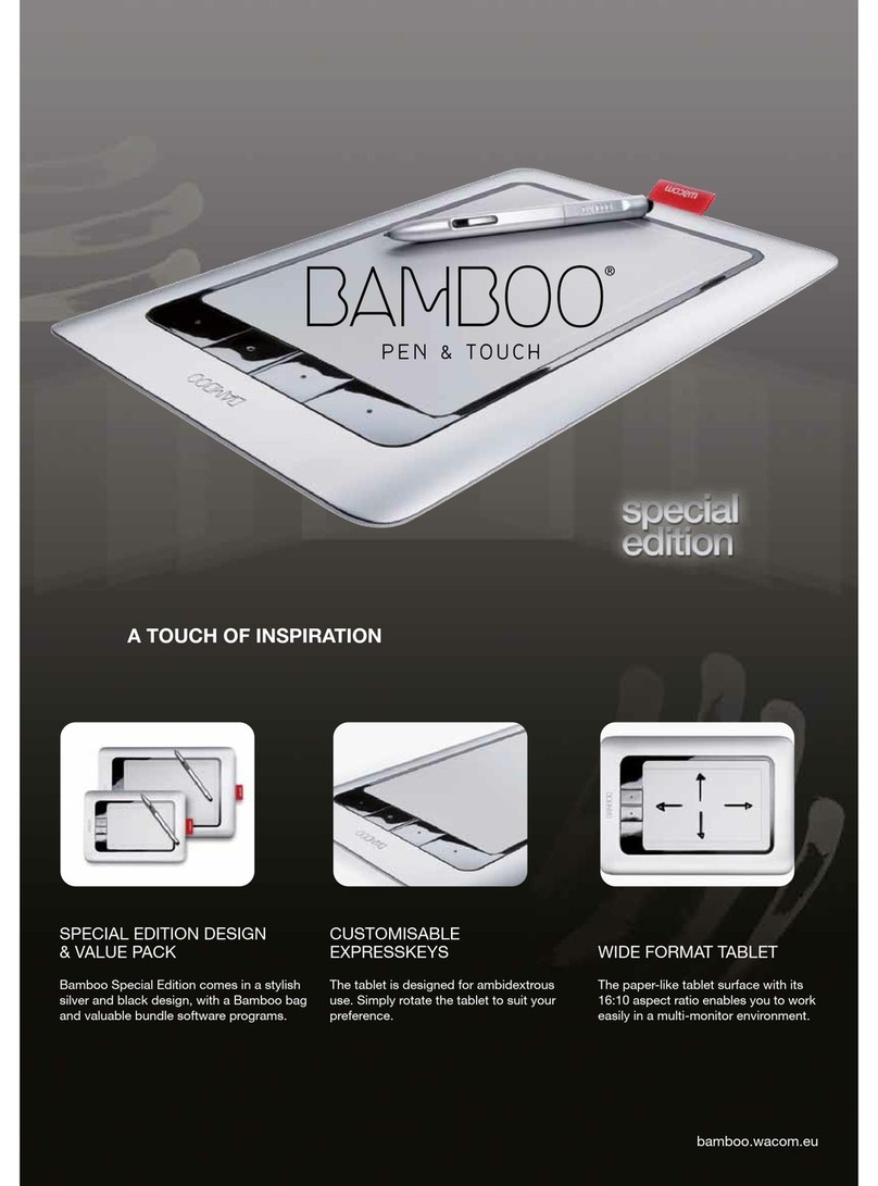 Wacom BAMBOO PEN AND TOUCH User manual