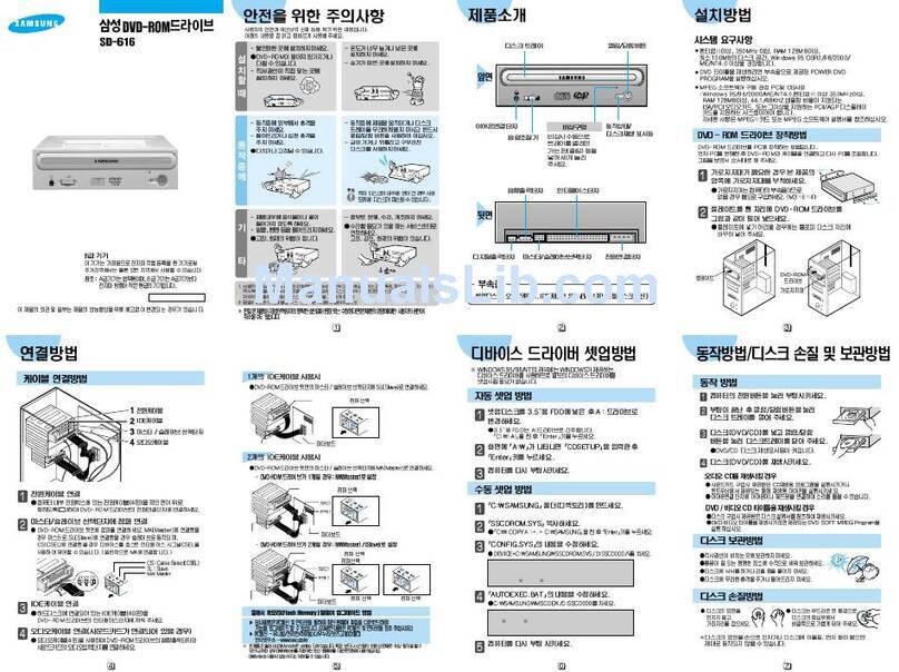Samsung SD-616T User manual Samsung SD-616T User manual