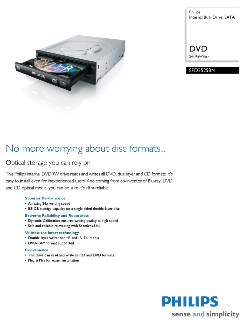 Philips SPD2525BM Specifications Philips SPD2525BM Specifications