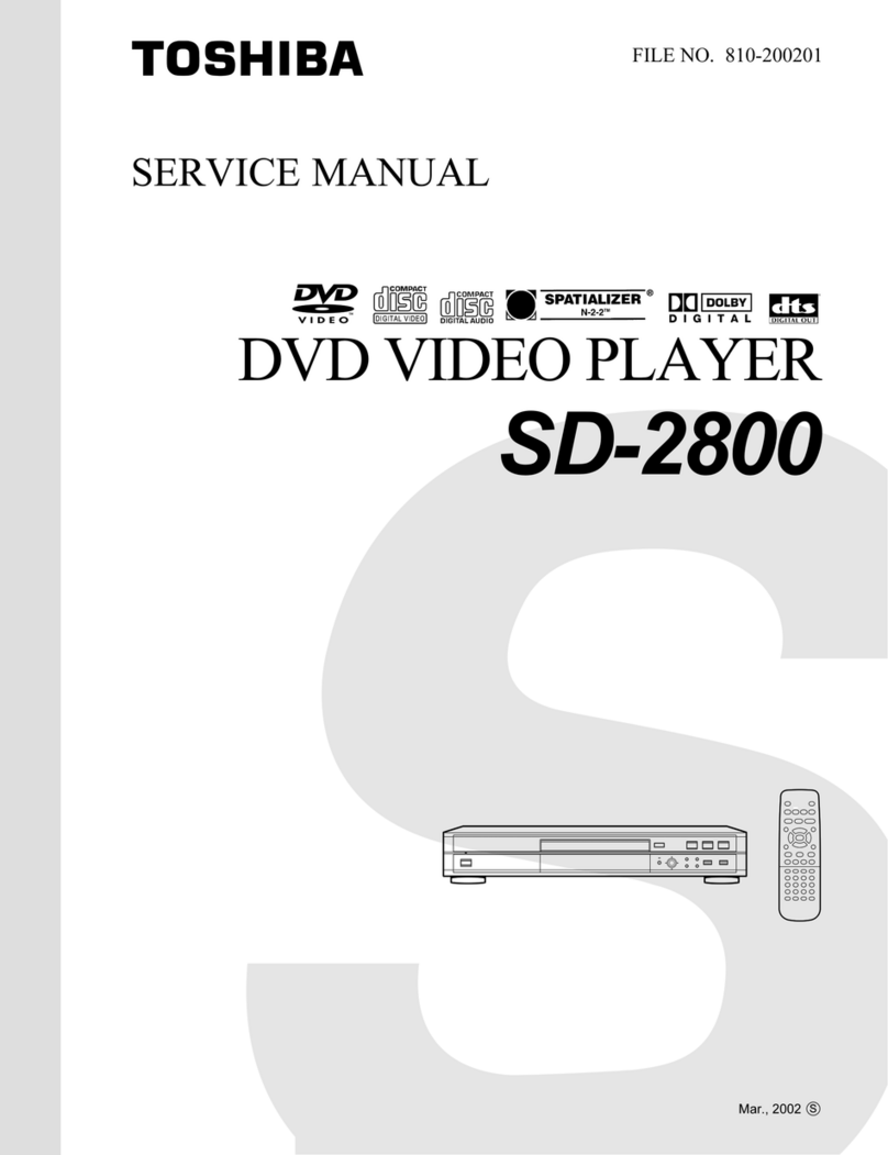 Toshiba SD 2800 User manual