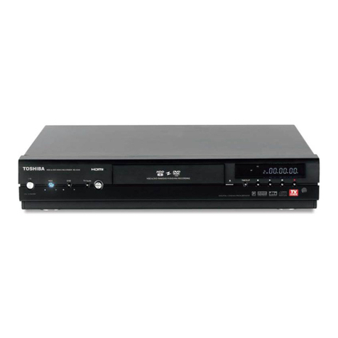 Toshiba RDXS55 - DVDr / HDDr specification