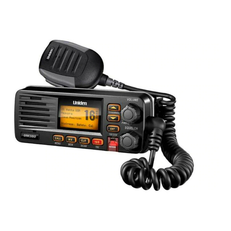 Uniden UM380BK User manual