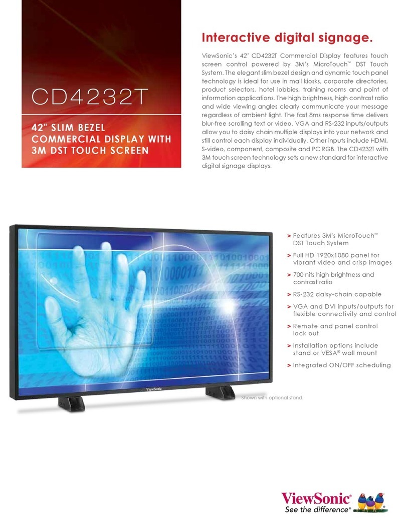 ViewSonic CD4232T User manual