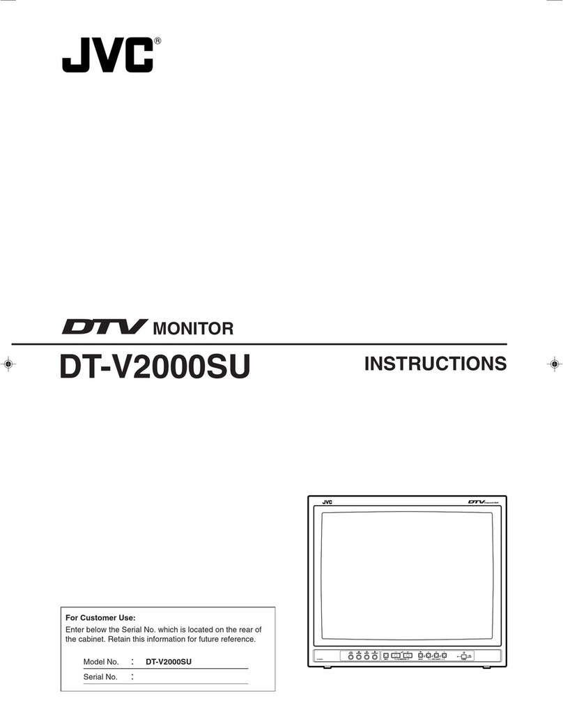 JVC DT-V2000SU - Dtv Monitor User manual JVC DT-V2000SU - Dtv Monitor User manual