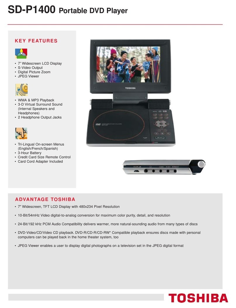 Toshiba SD-P1400 User manual