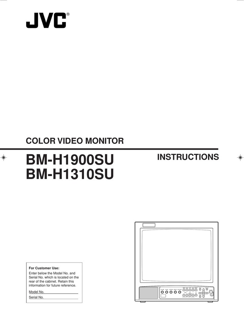 JVC BM-H1310SU - Color Production Monitor User manual