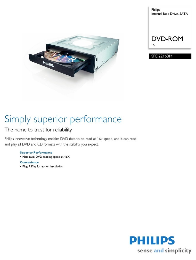Philips SPD2216BM User manual