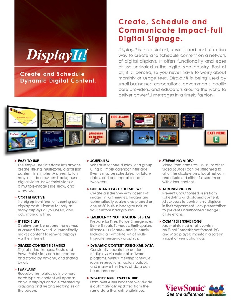 ViewSonic DisplayIt datasheet ViewSonic DisplayIt datasheet