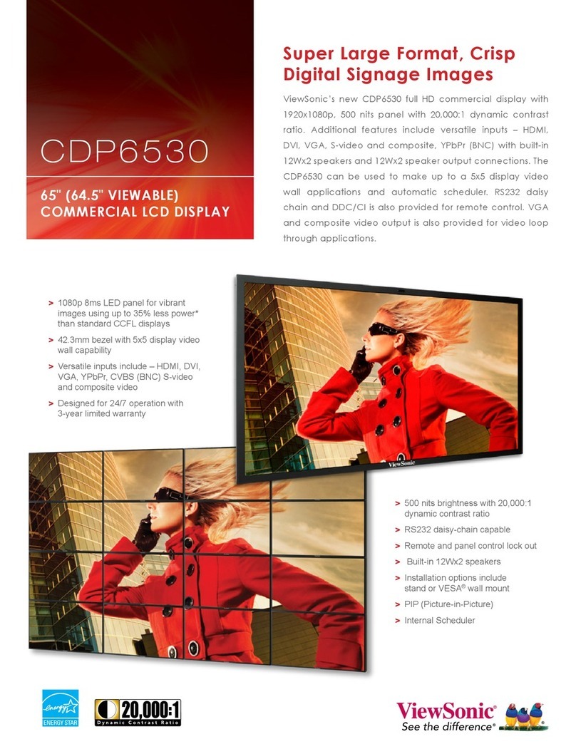 ViewSonic CDP6530 User manual