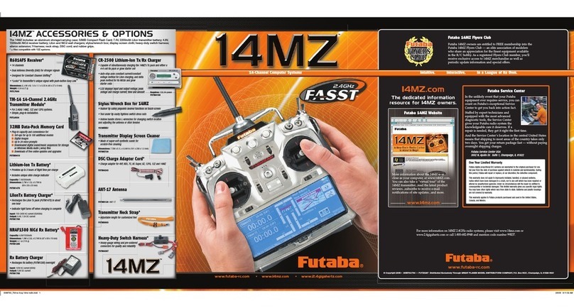FUTABA 14MZ Specifications