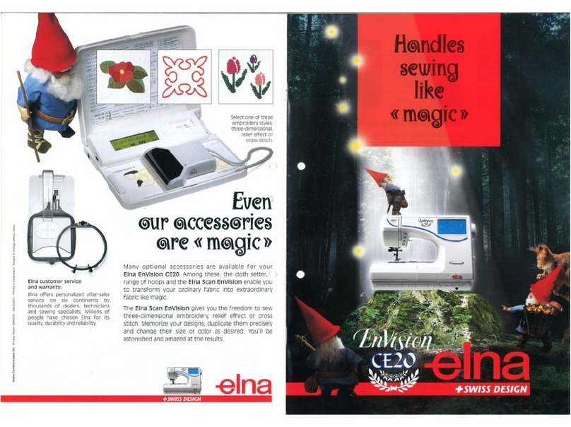 ELNA EN VISION CE 20 - LEAFLET manual