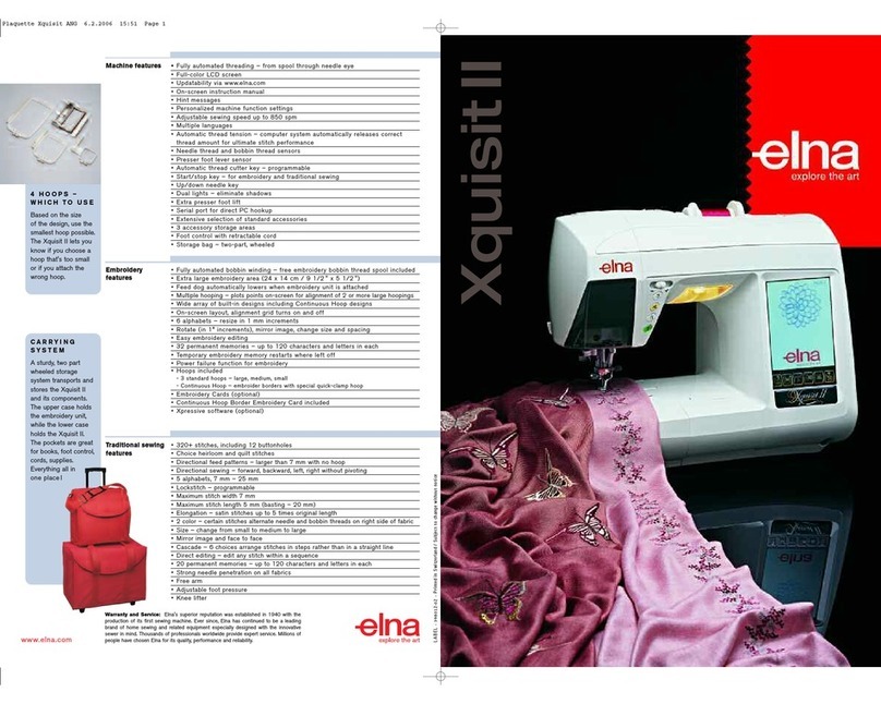 ELNA Xquisit II User manual