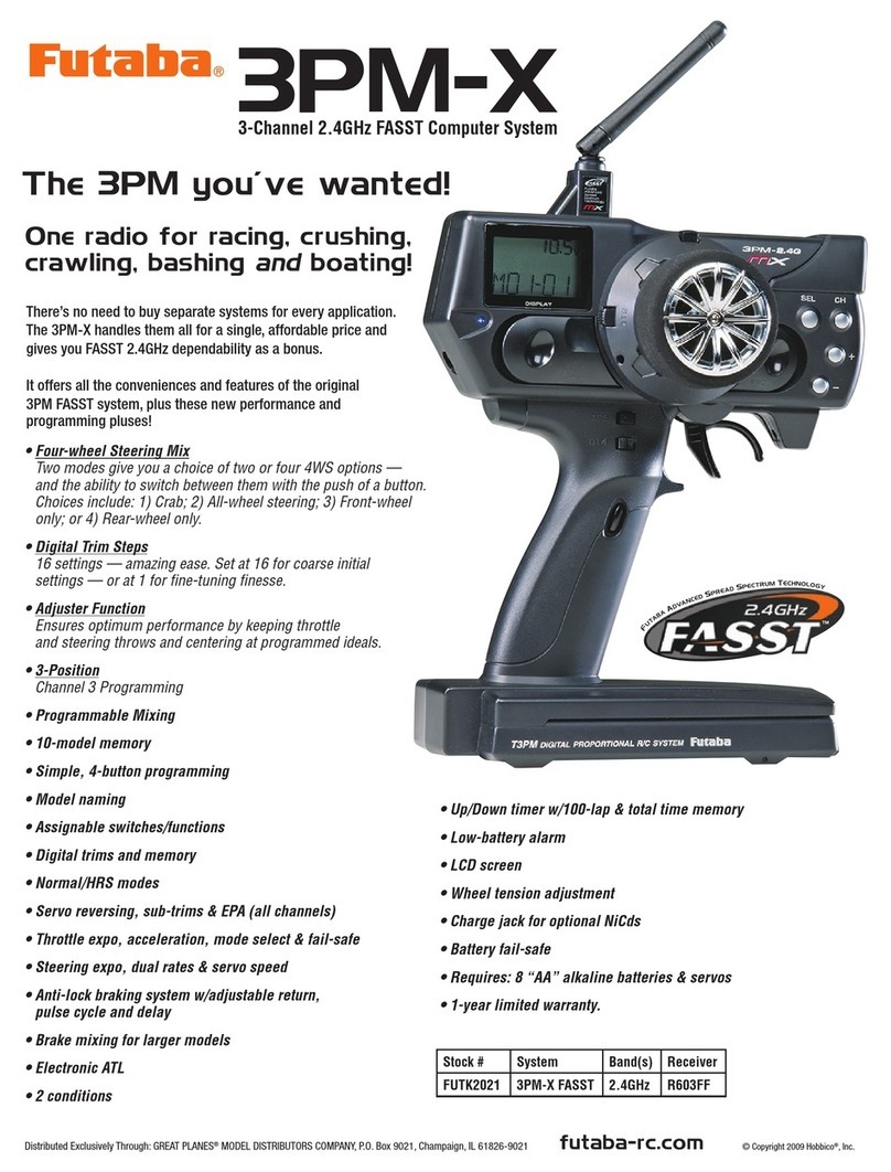 FUTABA 3PM-X 2.4GHZ brochure