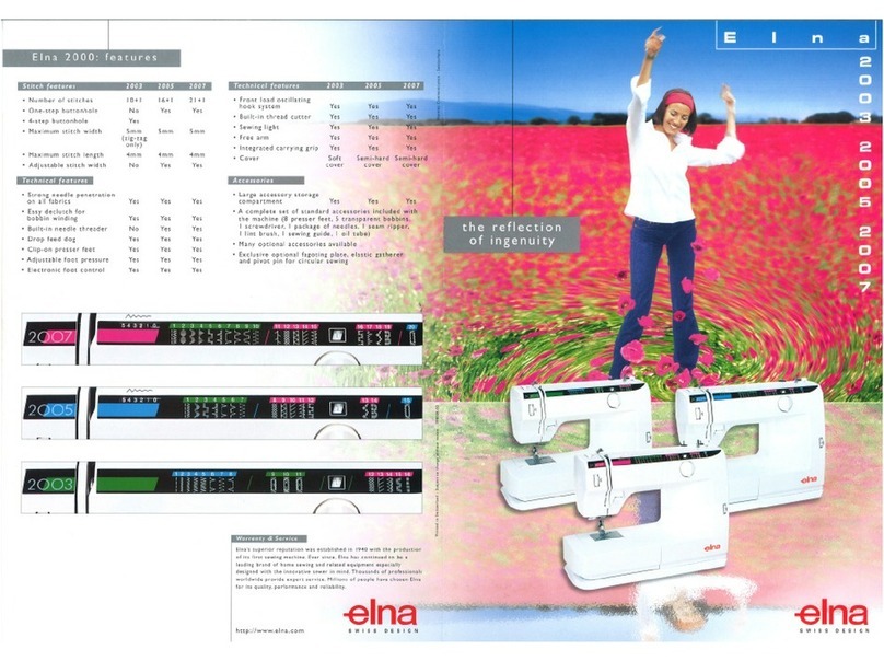 ELNA 2003 User manual