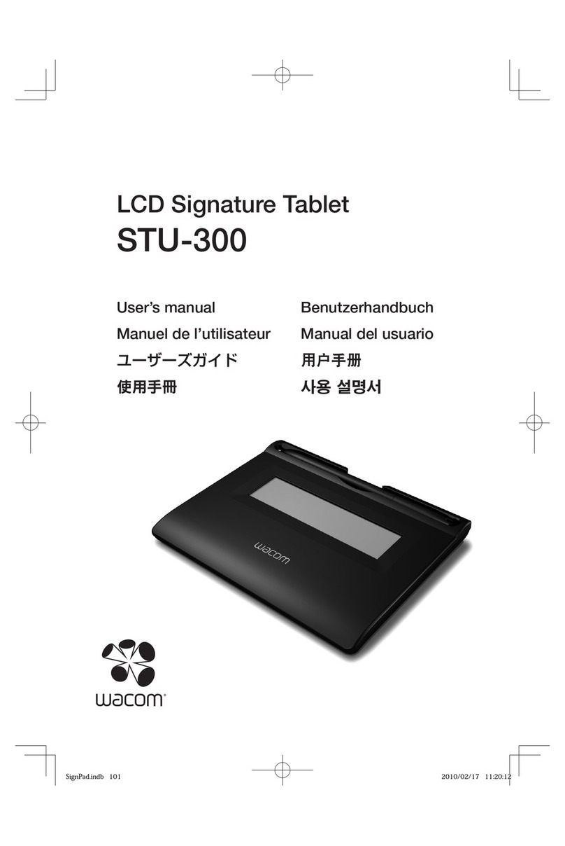 Wacom STU-300 - 2010 User manual