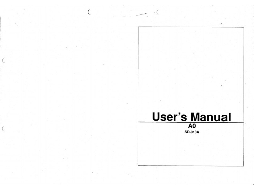 Wacom SD-013A user manual