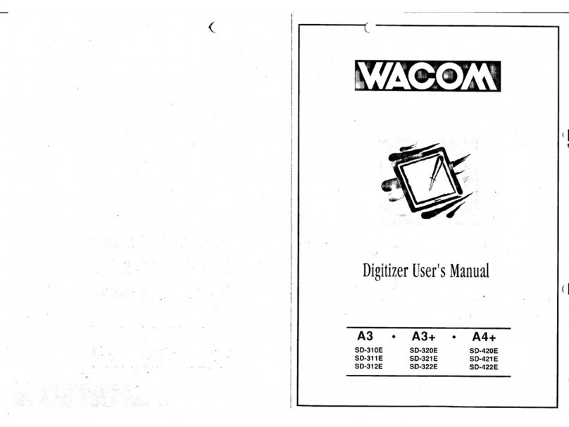 Wacom SD-310E user manual