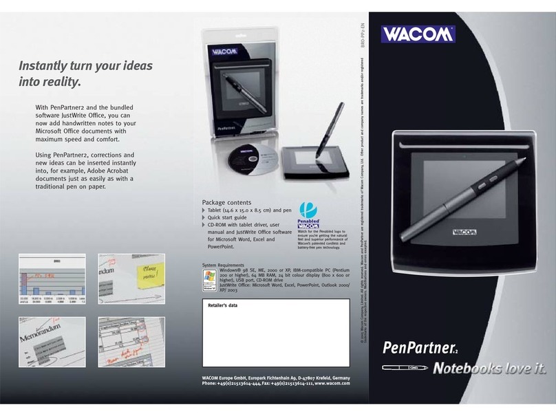 Wacom PENPARTNER 2 - brochure