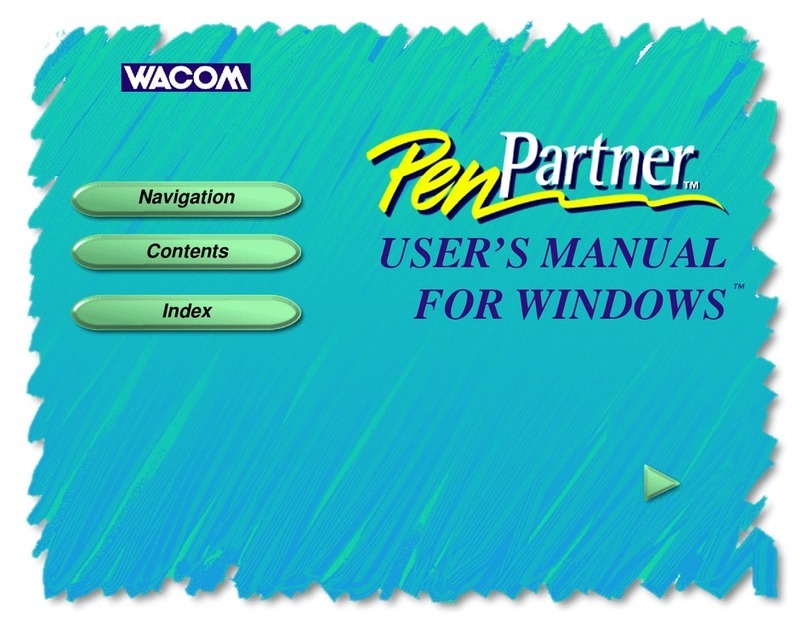 Wacom PENPARTNER - USB User manual