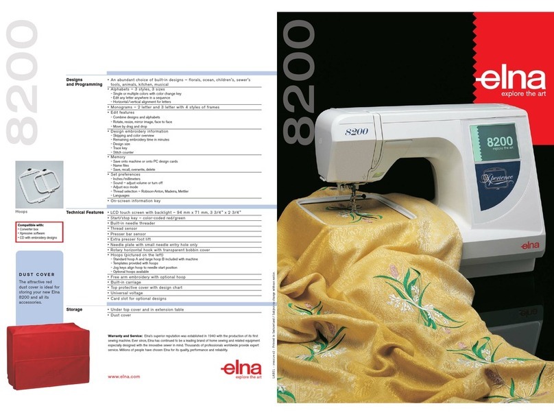 ELNA 8200 manual