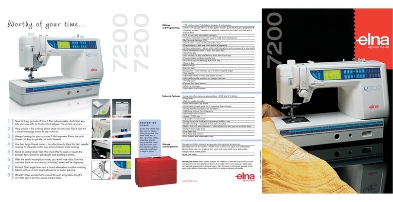 ELNA 7200 manual