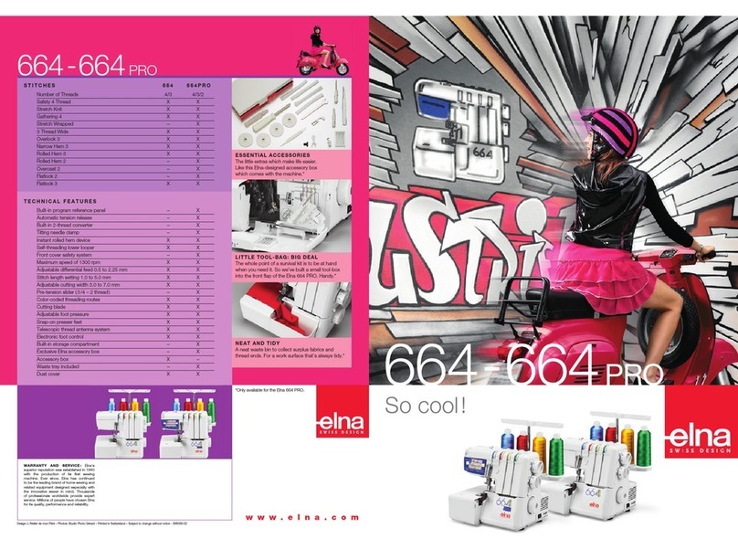ELNA 664 - User manual
