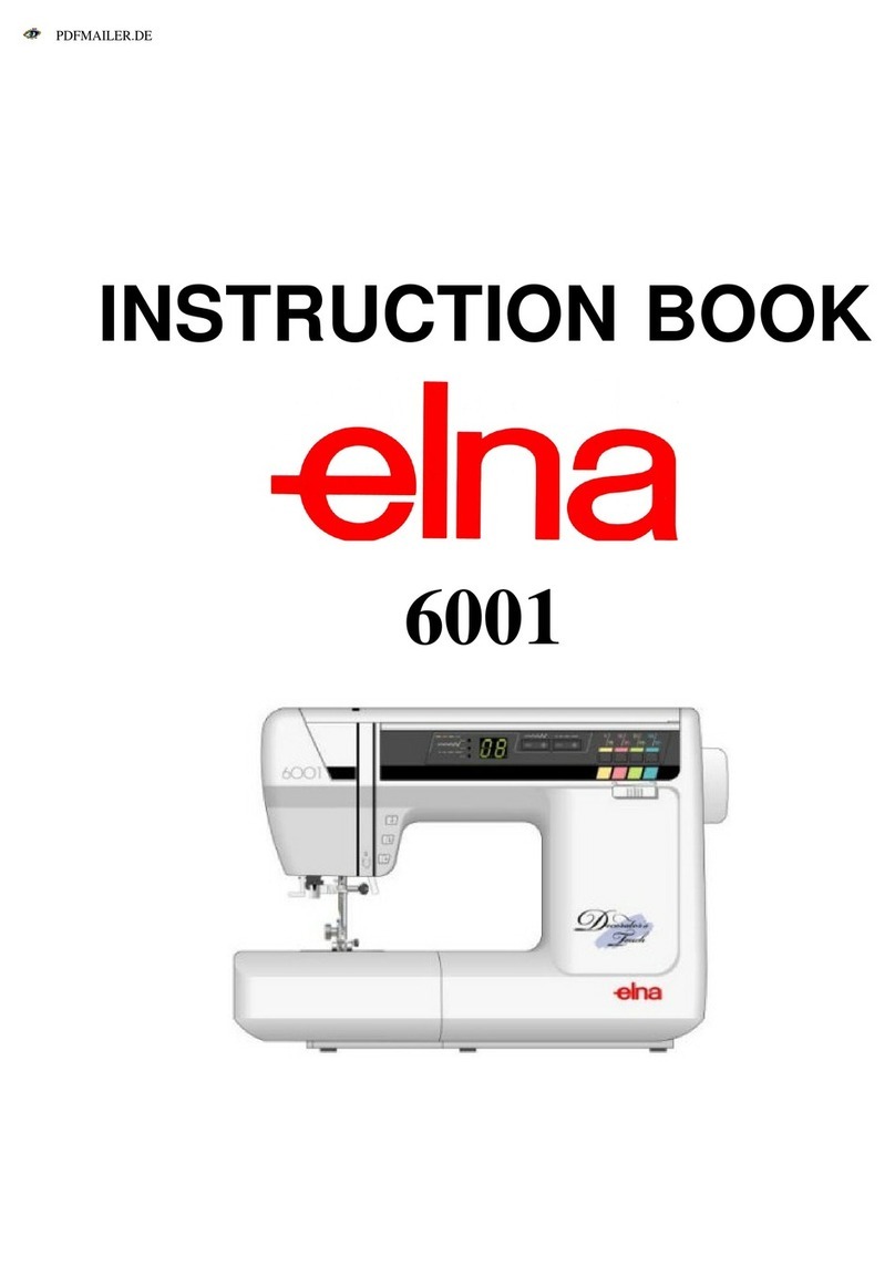 ELNA 6001 User manual