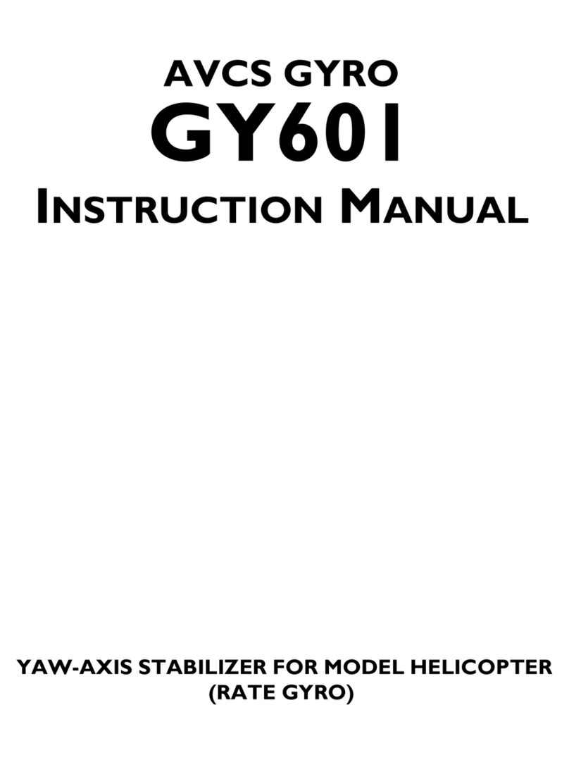 FUTABA GY601 User manual