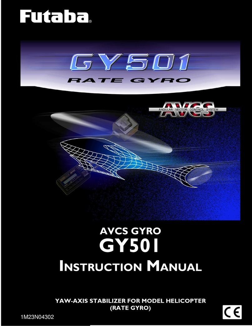 FUTABA GY501 User manual