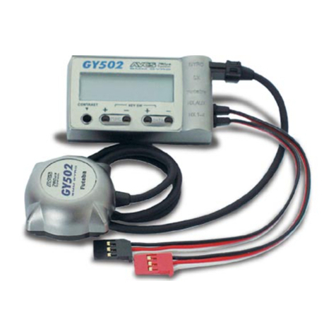 FUTABA GY502 instruction manual