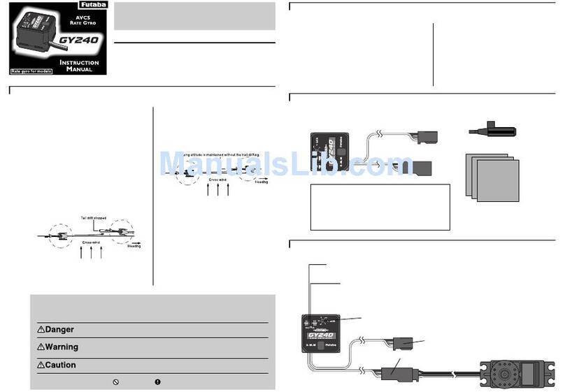 FUTABA GY240 User manual