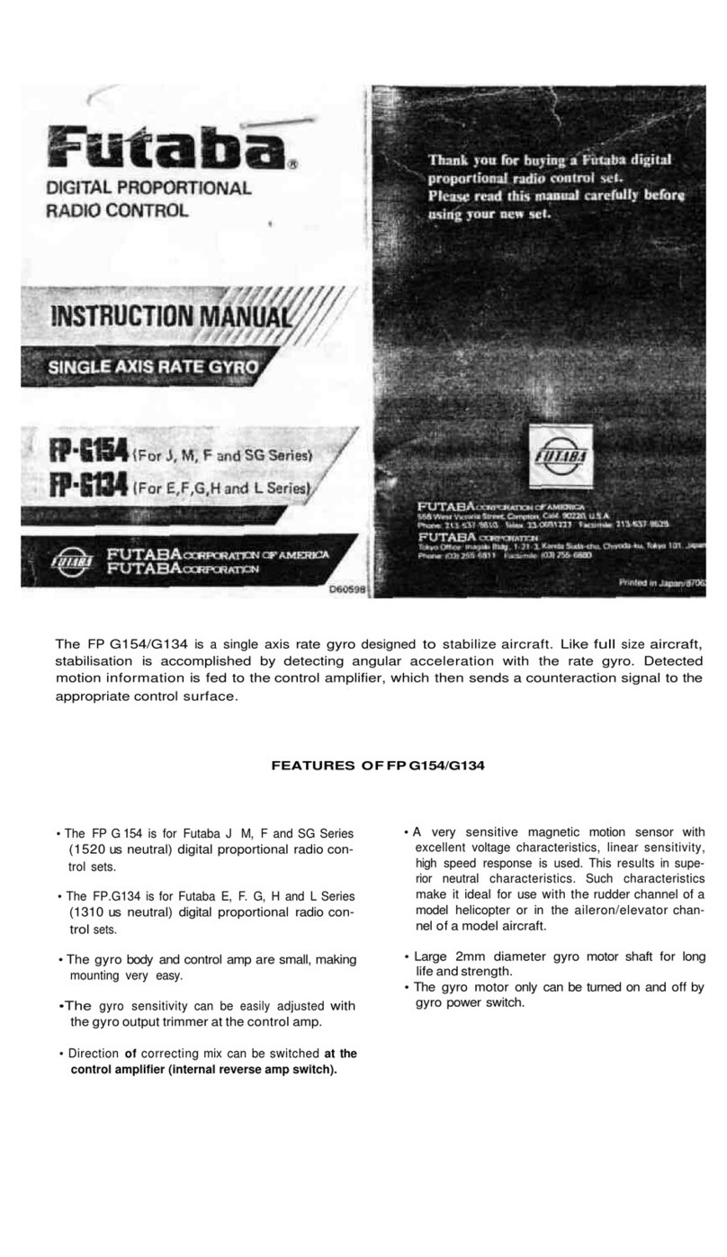 FUTABA FP-G134 instruction manual