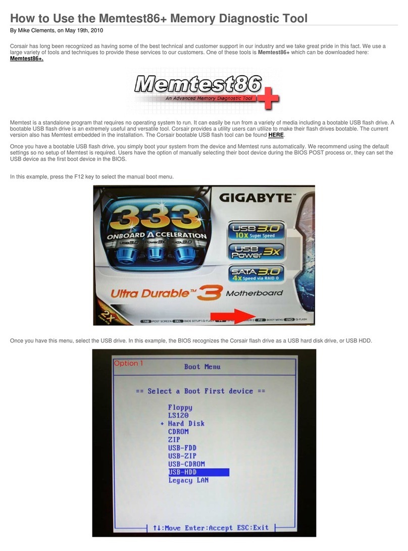Corsair CM3X2GSD1066 How to use