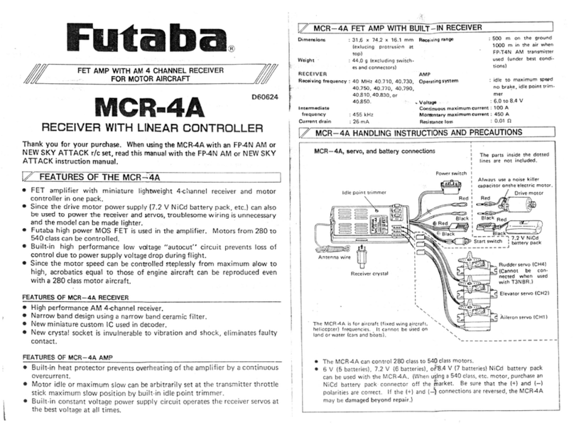 FUTABA MCR-4A manual