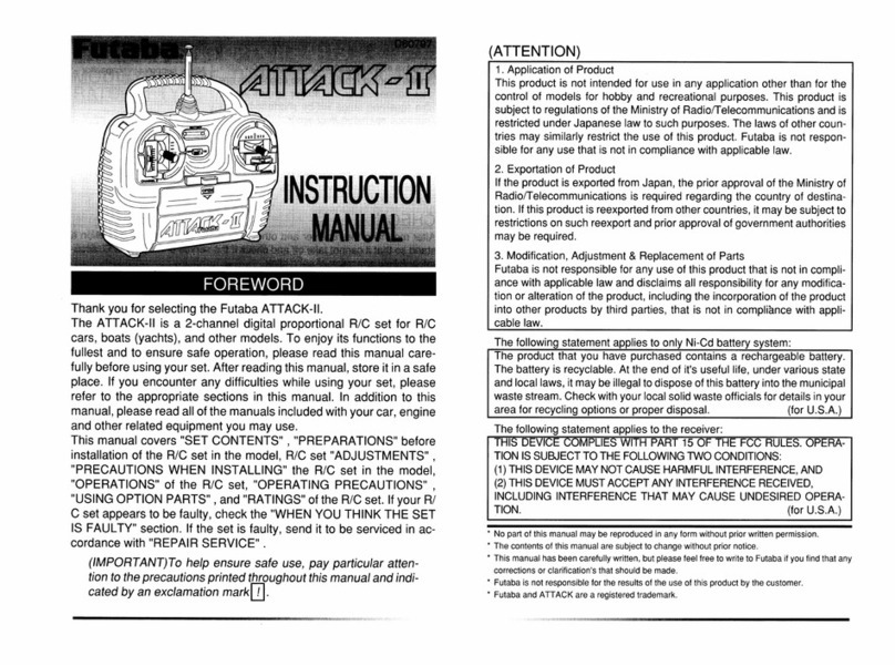 FUTABA ATTACK-II User manual