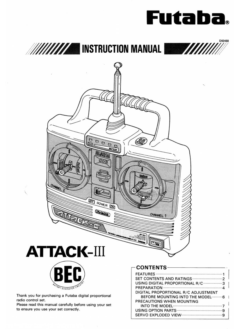 FUTABA ATTACK_III User manual FUTABA ATTACK_III User manual