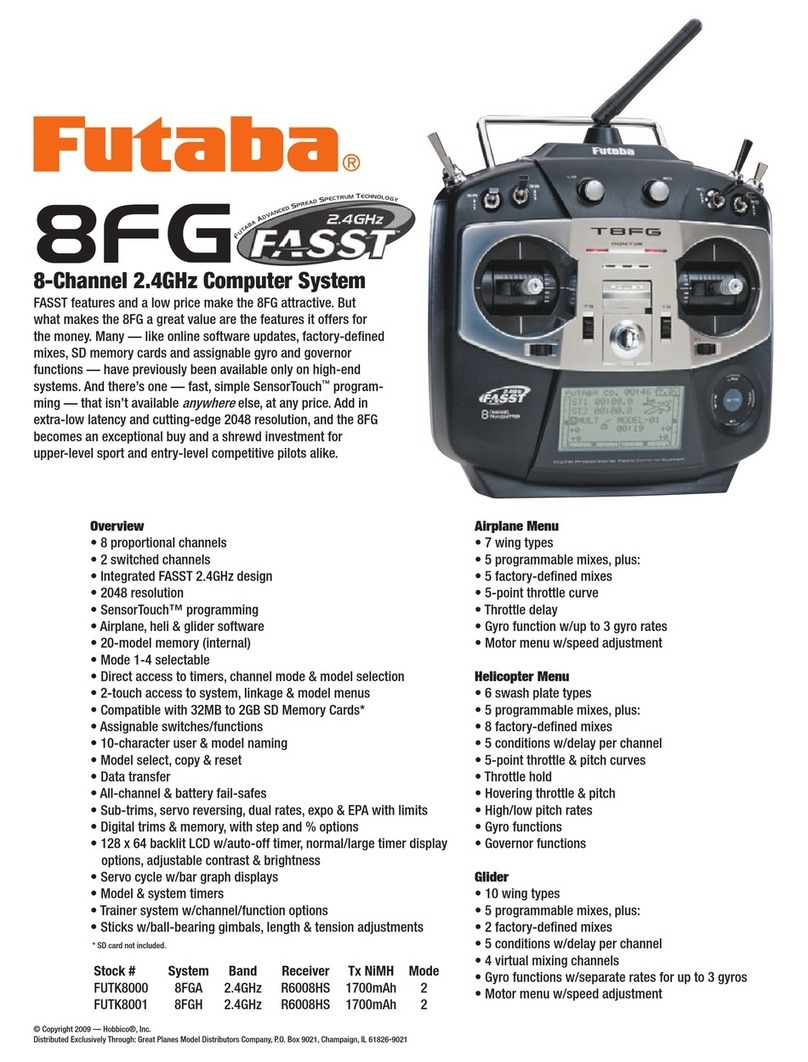 FUTABA 8FG User manual