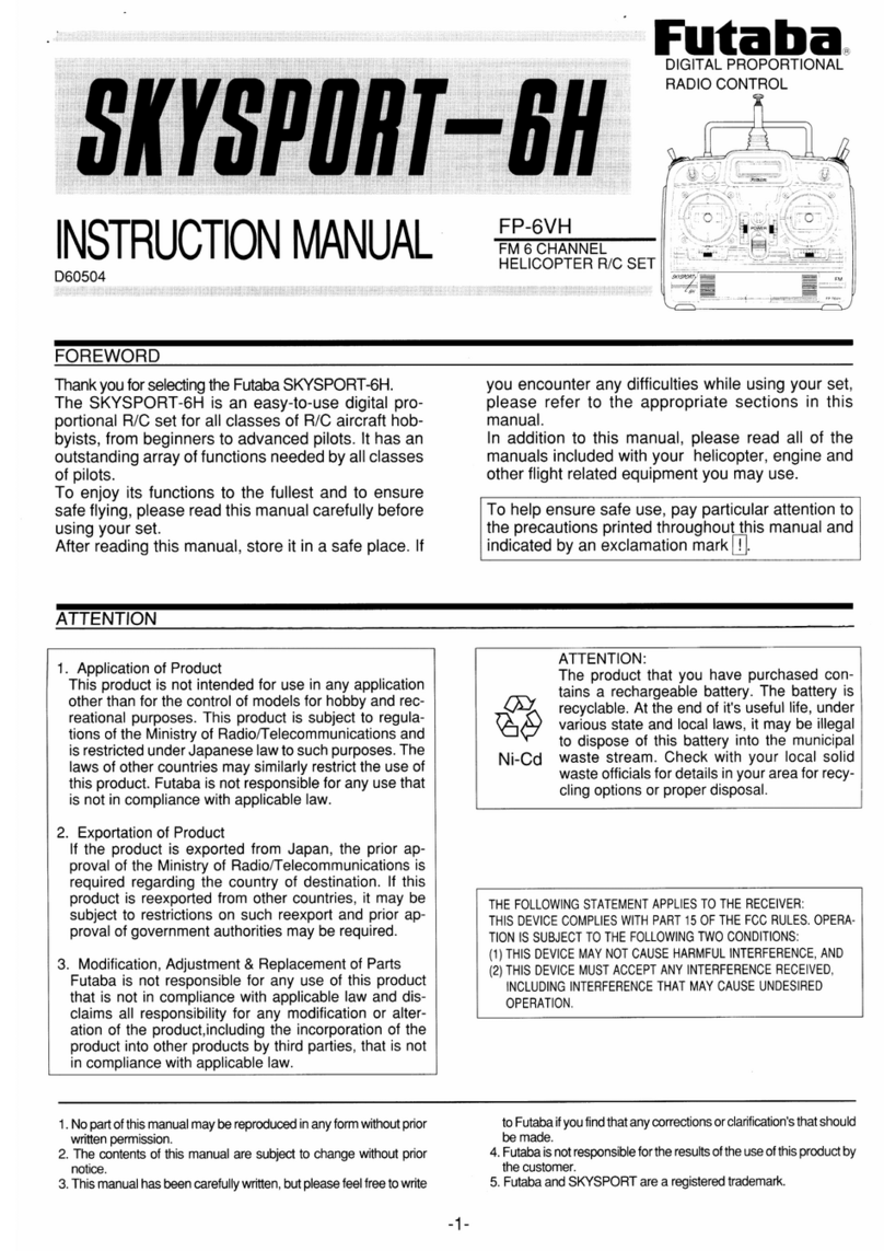 FUTABA FP-6VH User manual FUTABA FP-6VH User manual