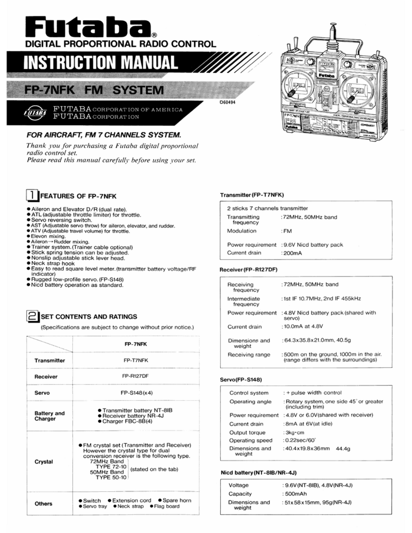 FUTABA Magnum Sport FP-S148 instruction manual