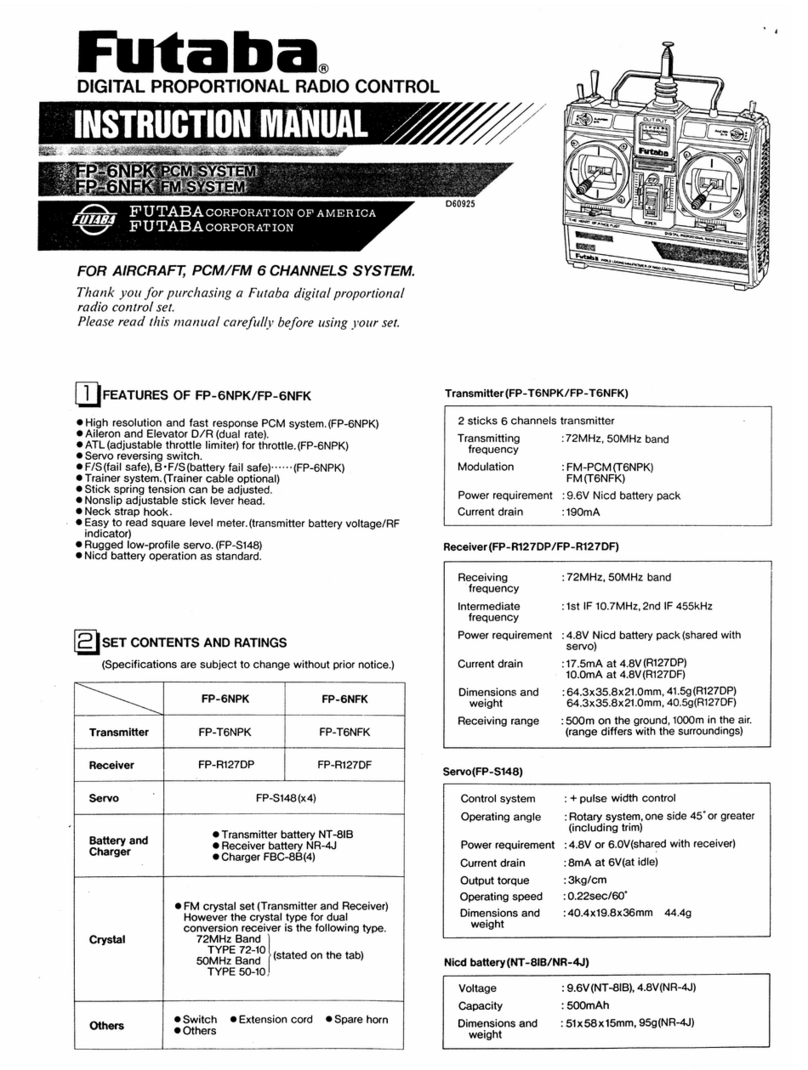 FUTABA Magnum Sport FP-S148 instruction manual